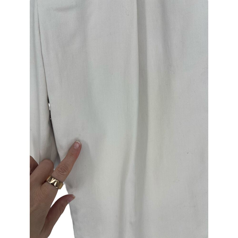 Brunello Cucinelli Pleated Cotton‎ Blend Ruffle Waistband Pants - Picture 5 of 13
